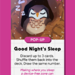 Northern Hawk Owl (Surnia ulula) on the Pop-Up card, "Good Night's Sleep"