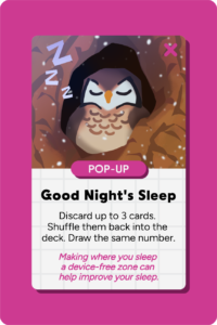 Northern Hawk Owl (Surnia ulula) on the Pop-Up card, "Good Night's Sleep"