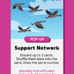 Canada Goose (Branta canadensis) on the Pop-Up card, "Support Network"