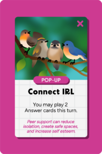 Golden-crowned Kinglet (Regulus satrapa) on the Pop-Up card, "Connect IRL"